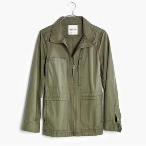 Madewell C3394 Fleet military green jacket Small